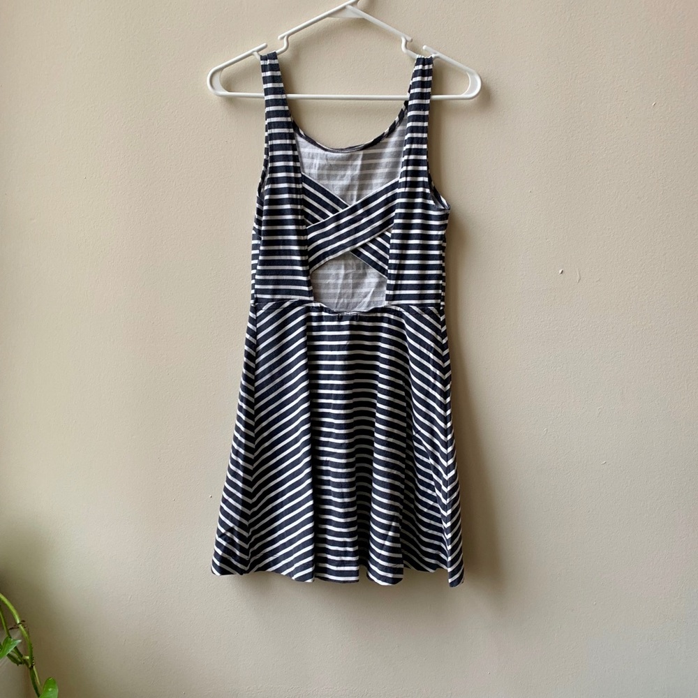 AEO striped tank dress